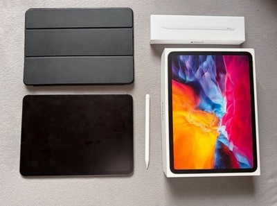 Apple Ipad Pro 11 (2020 Wifi+Cellular) 2. Gen mit Apple Pencil und Apple Hülle