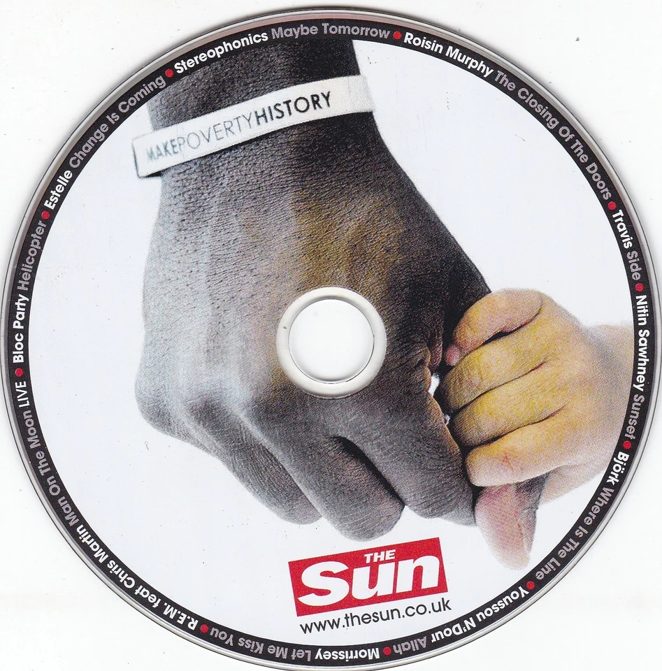 MAKE POVERTY HISTORY ( THE SUN Newspaper CD ) - Bild 3 von 3