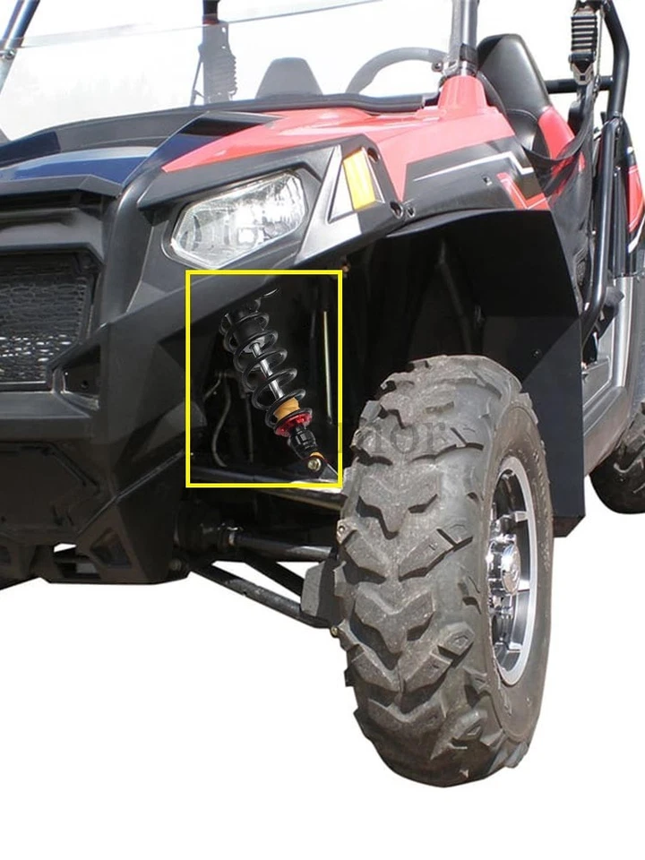 505mm Air Front Shocks Absorbers Suspension For Polaris RZR S 800 LE EFI 2009-14 - Image 4 of 4