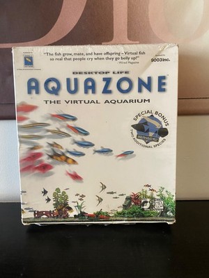 Vintage Desktop Life Aquazone The Virtual Aquarium PC BRAND NEW SEALED