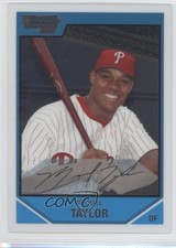 2007 Bowman Draft Chrome Draft Picks Michael Taylor #BDPP37 0a3