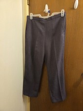 Alfred Dunner Womens 12p 12 Petite Eggplant Pull On Pants Partial New Tag