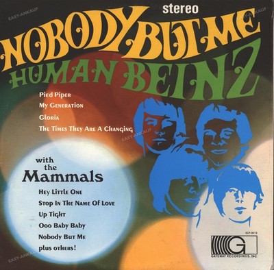 Human Beinz With The Mammals - Nobody But Me USA LP 1967 (VG+) Vinyl '