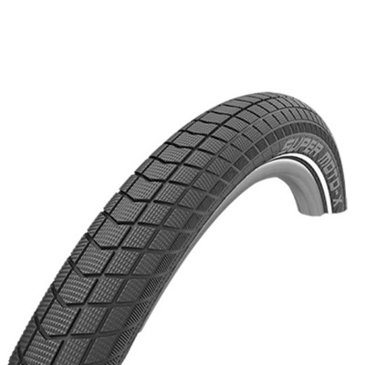 Pneu vtc/urbain 20x2.80 tr schwalbe super moto x (70-406) vae/e-bike 50 km/h