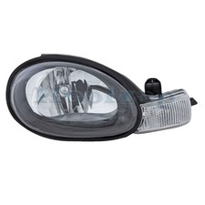 Para 00-02 Faro Neón Faro Faro Delantero Luz Lámpara Negro con Bombilla Lado Derecho