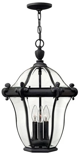 Hinkley San Clemente 22" High Black Outdoor Hanging Light - Picture 2 of 6