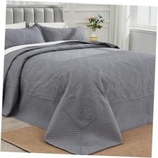 Oversized King Bedspreads 128x120, Oversized King - 128x120 Dark Grey