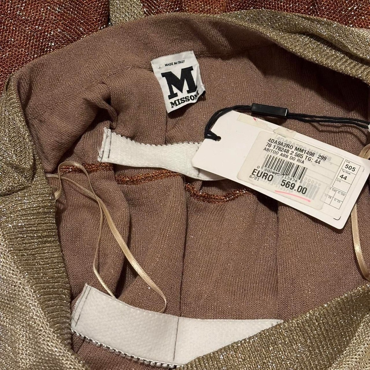 J＊J Missoni Metallic Tricolor Skirt M NWT | eBay