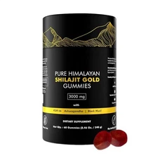 Shilajit Gummies: Pure Himalayan Shilajit with Ashwagandha & 85+ Trace Minerals