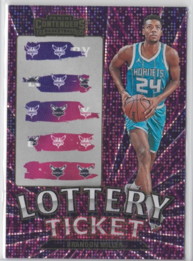 2023-24 Panini Contenders - Lottery Ticket Brandon Miller #2 (RC)