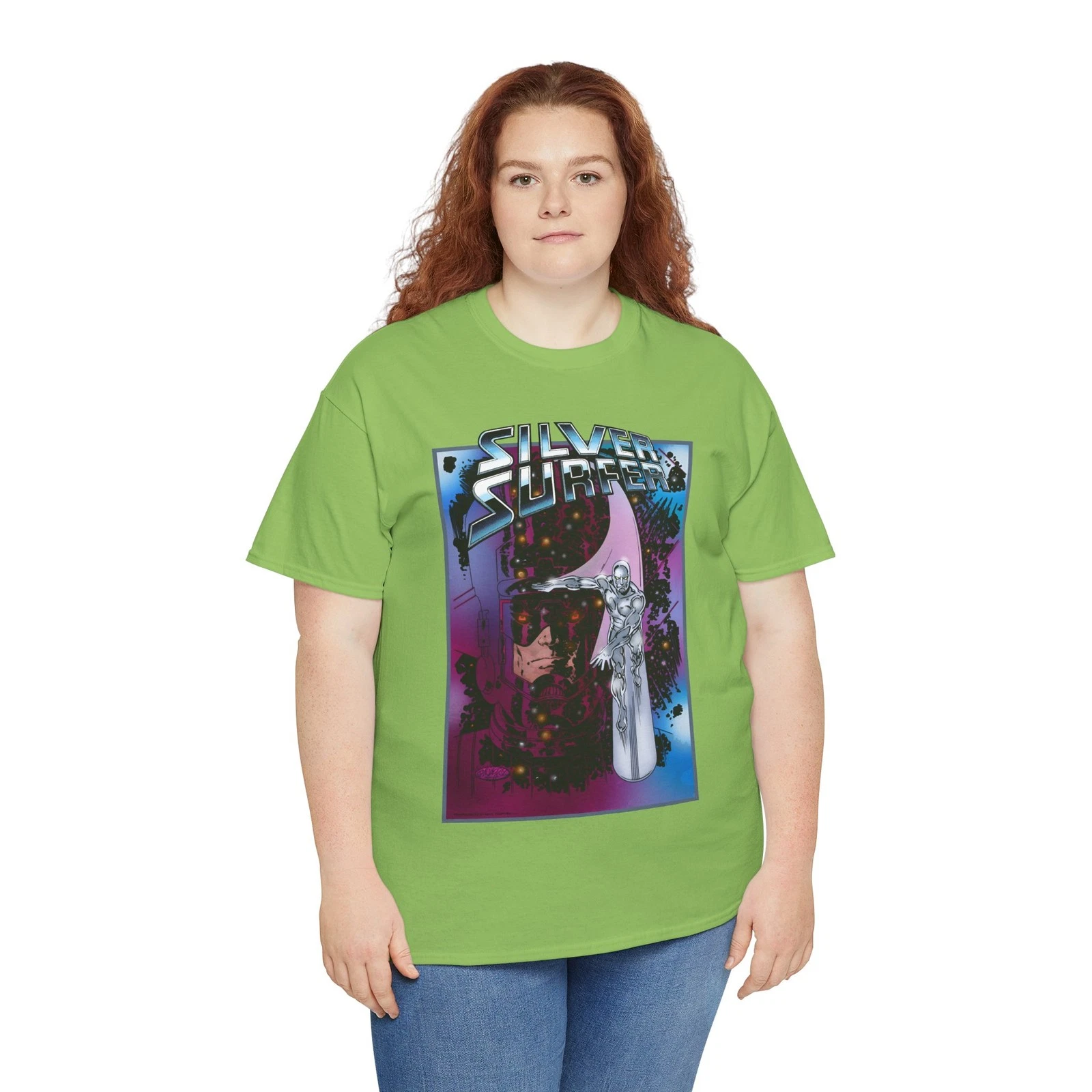 Silver Surfer & Galactus T-Shirt - John Byrne Art - Marvel Comics