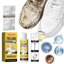 White Shoe Cleaner Kit Whitening Cleaning Gel Oxidation Removes Dirt  Sh  US