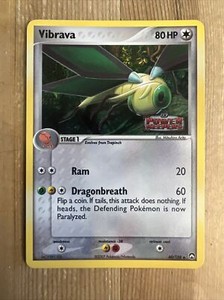 Vibrava 40/108 EX Power Keepers Reverse Holographic Card Pokemon Card VLP