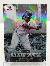 Donta Williams Silver Prizm 2021 Panini Prizm Draft Picks Power Surge Orioles