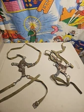 US WW2 Ski Mountain Ice Creepers 10th Mountain Division Snow Crampons Original