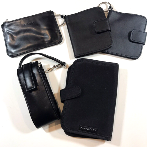 Lot de 5 accessoires sac à main portefeuille pièce d'identité petit porte-téléphone étui passeport Travelon - Photo 1 sur 5