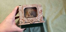 Vtg 1950 Wind Up Hopalong Cassidy Toy TV Set (Works!)