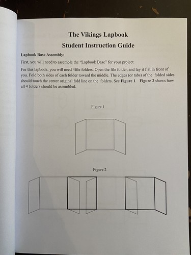 Knowledge Box Central The Vikings Lapbook Like New - Imagen 2 de 3