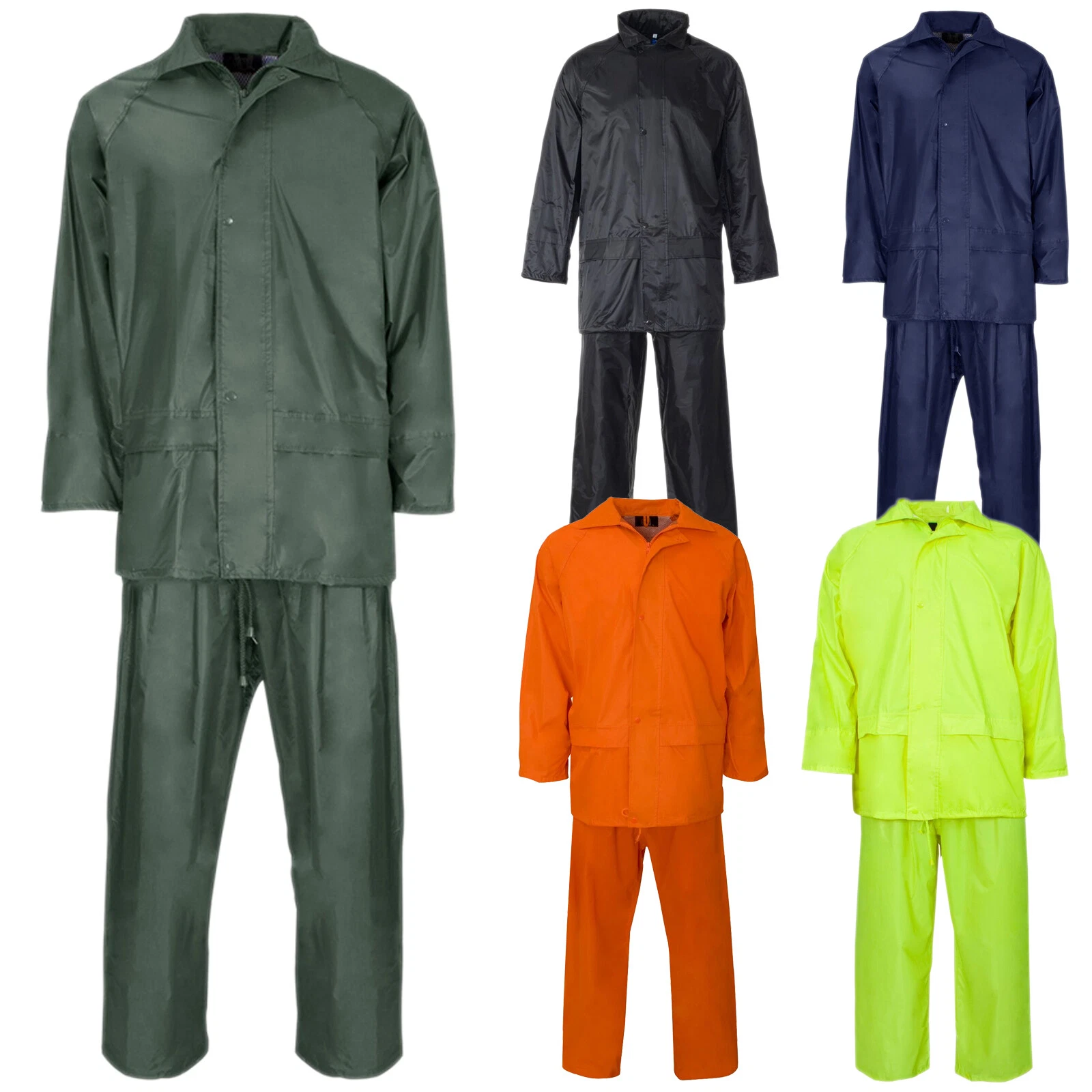 OVERALL UNISEX HOODED RAIN SUIT WATERPROOF WORK WEAR CLOTHING PVC RAIN WEAR SIZE
Opens in a new wind