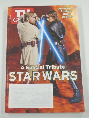 TV Guide magazine STAR WARS COVER Revenge of the Sith Anakin May 1 2005 issue - Picture 1 of 3