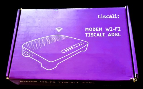 Router Modem Switch Hub Wi-Fi Wireless ADSL2+ Technicolor TG582n Tiscali - Foto 4 di 4