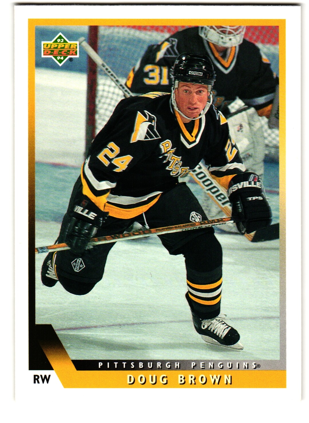 1993-94 Upper Deck #459 Doug Brown Pittsburgh Penguins