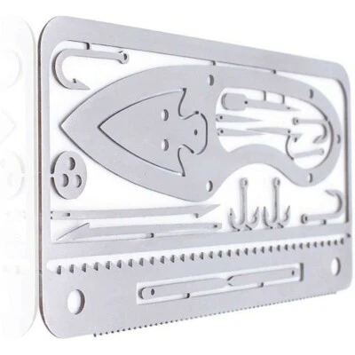 18 in 1 Survival EDC Credit Card Multitool By Sirius Survival