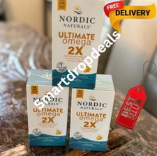 Nordic Naturals Ultimate Omega 2X,Lemon Flavor-90 Soft Gels - 2150mg Omega:EXP26