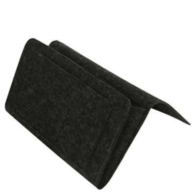 1Pcs Felt Bedside Storage Bag Pouch Bed Desk Bag Sofa TV Remote Control Hanging 