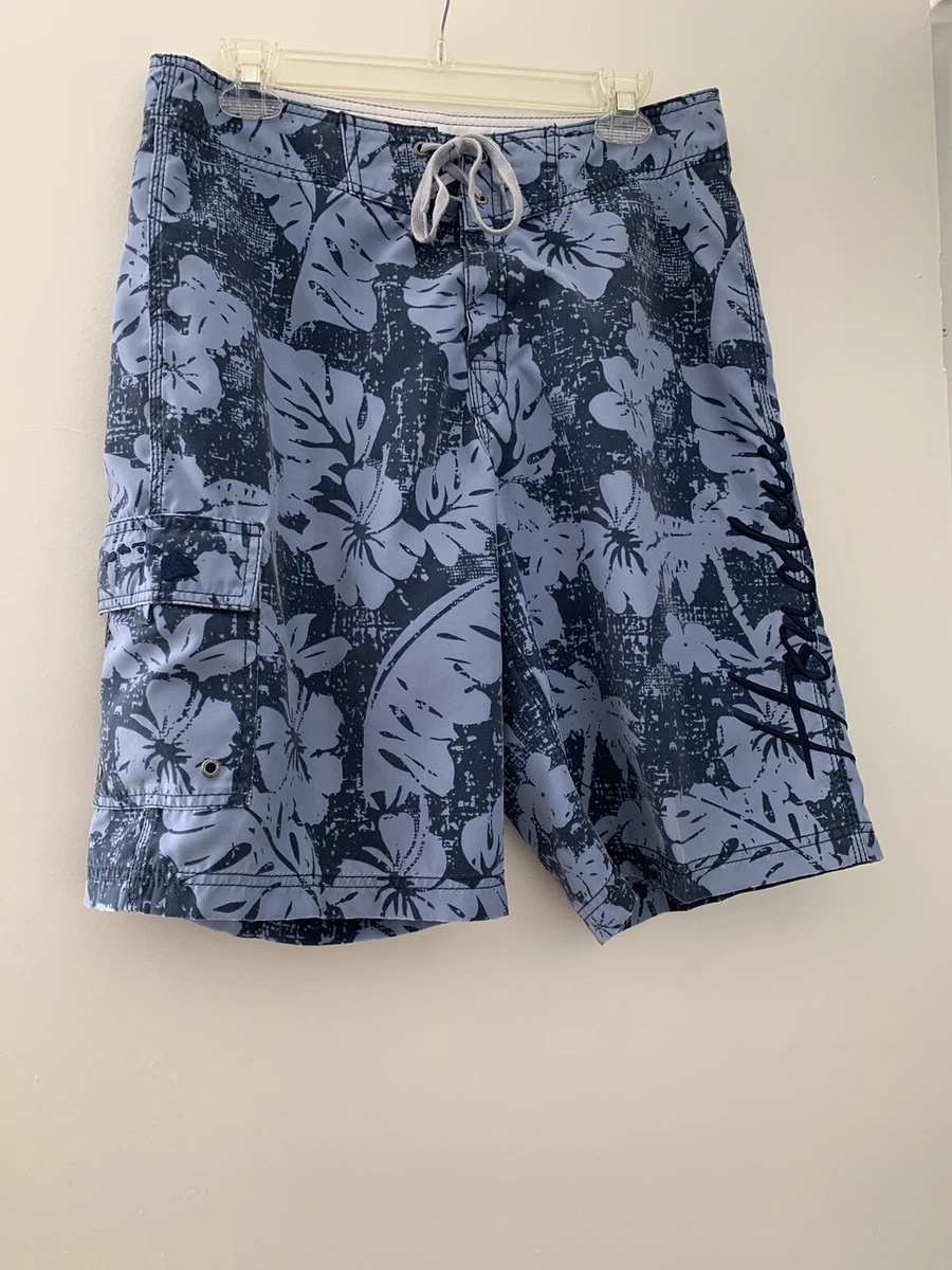 Men s Size 32 Hawaiian Honolua Surf Co. Board Shorts Blue eBay