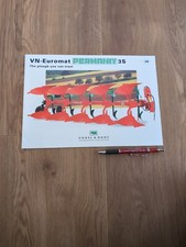 1970er Jahre Bauernhof Vintage Broschüre VN-Euromat Permanit 3S Wendepflug