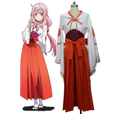 Tensei shitara Slime Datta Ken Fair Oni Onihime Shuna Kimono Cosplay Costume