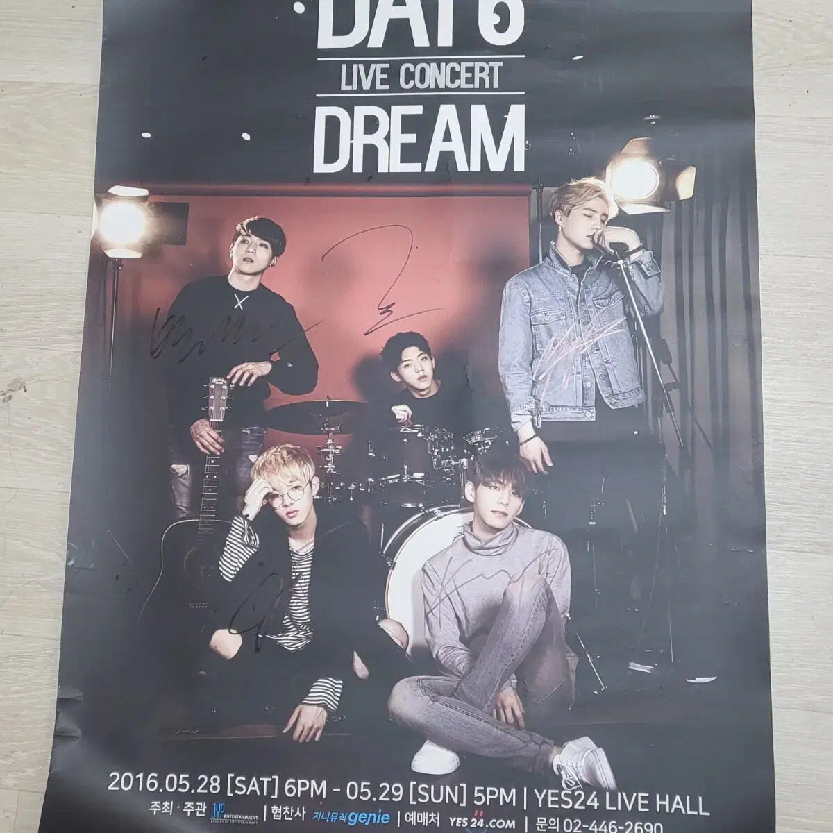 DAYSIX Day6 live concert autographed poster | eBay