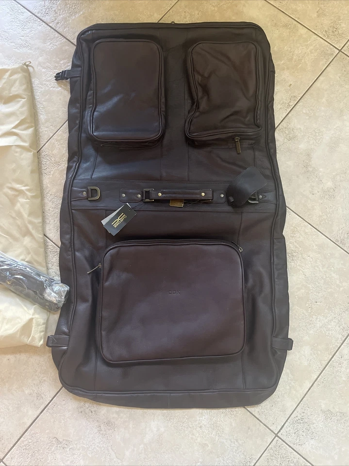 claire chase leather garment bag. Real Leather Traveling Bag. Brand New🔥 - Image 2 of 3