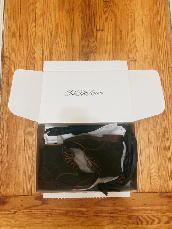 Bota Jersey CROCKETT & JONES en Gamuza Marrón Oscuro Talla 5 Orig. $595 seminuevo Foto 4 de 4