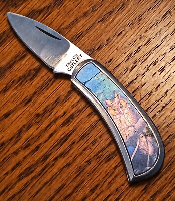 Rare Taylor Cutlery Owl Surgical Steel Pocket Knife - Japan