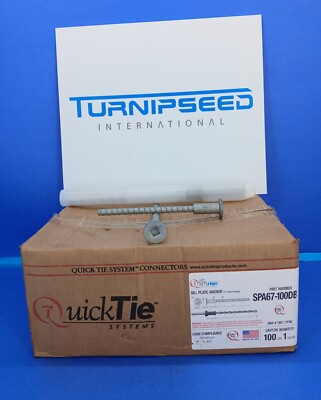 Quicktie SPA67-100DB 100 Per Box Includes Drill Bit