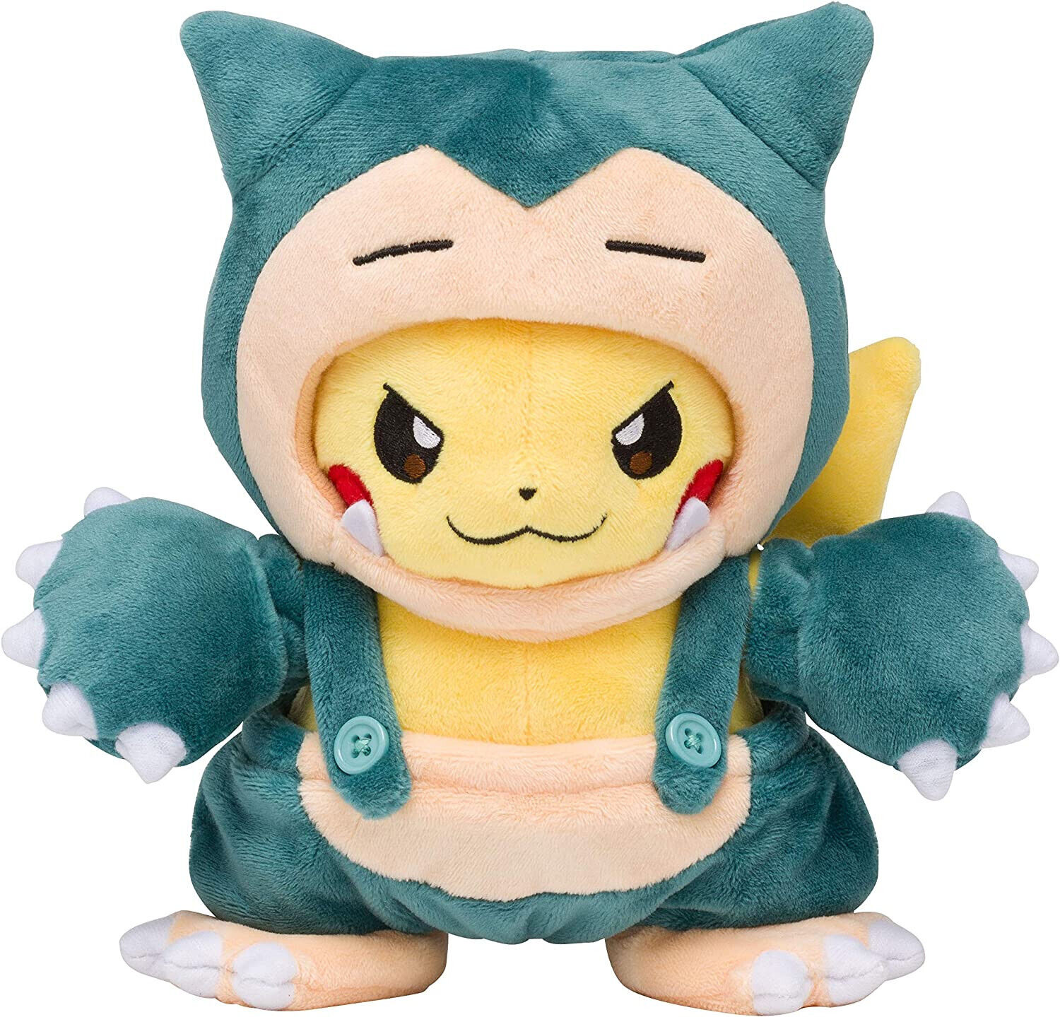 Pokémon Center: Fantasia Maniac Poké Snorlax Pikachu Poké de pelúcia, 20 cm