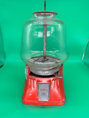 #ad #ad Vintage Minneapolis Regal Vending Machine Hot Peanuts NICE GLASS NO LID Works $195.47