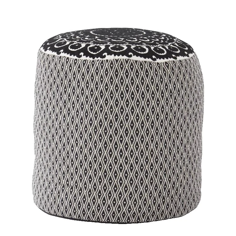 Cotton Ottomans, Footstools & Poufs