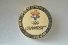 SALT LAKE CITY / SLC 2002 WINTER OLYMPICS US WEST CELLULAR SPONSOR  PIN — photo 1