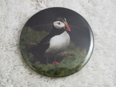 Puffin Bird ~ 2-1/4'' Button Pinback Pin (F8)