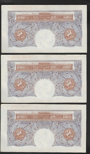 BILLETE DE UNA LIBRA 1 LIBRA CONSECUTIVO B249 PEPPIATT 1940 K95H 841151 - 53 GEF - Imagen 4 de 8