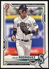 2021 Bowman Draft Julio Rodriguez #BD-145 Base Mariners Prospect