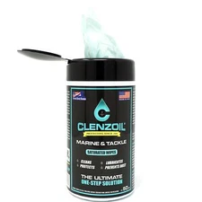New Clenzoil Marine/Tackle Saturated Wipes 2373