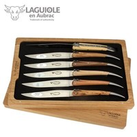 Laguiole En Aubrac - Laguiole Steakmesser Set - Frankreich Holz - Tafelmesser
