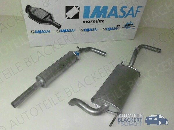 Imasaf Auspuffset Ab Kat FüR Seat Ibiza Ii+Iii 1.0/1.0I 1996-4/1999 |Aer Msd+Esd-image