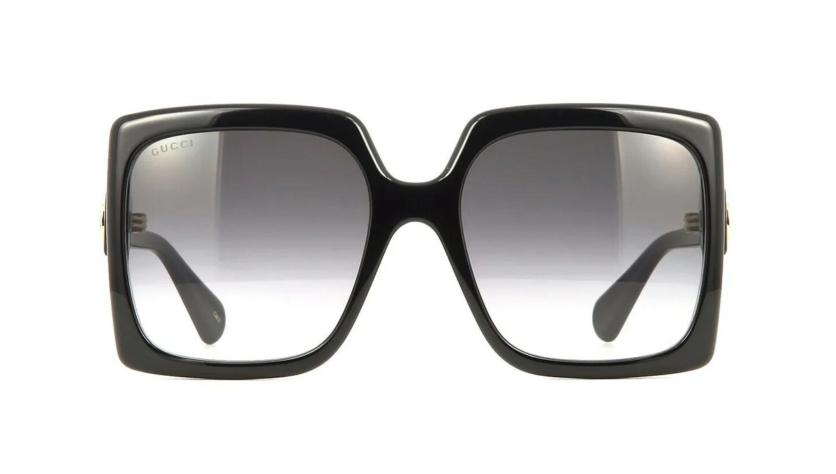 Gucci GG0876S Black/Grey Shaded (001) Sunglasses | eBay