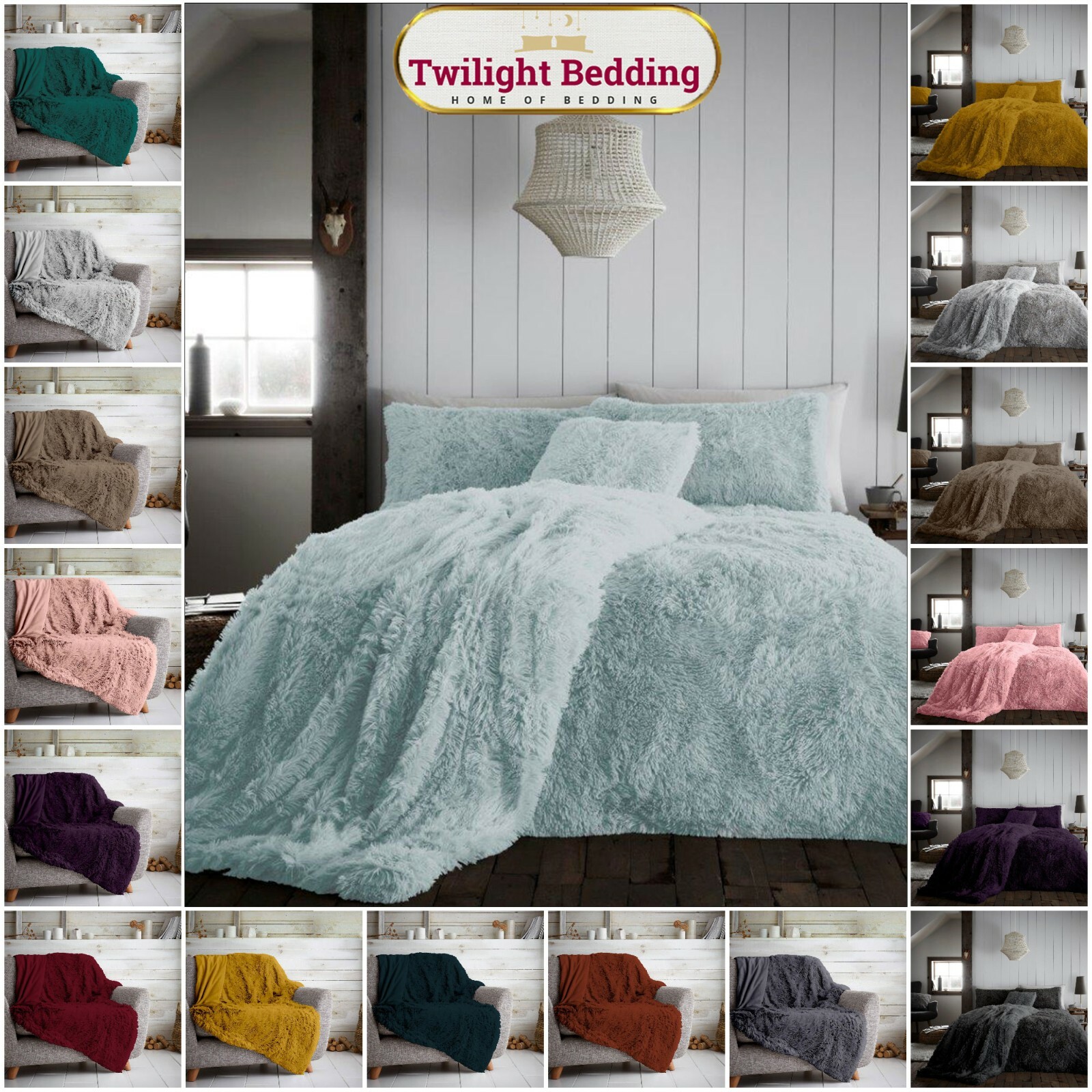 Warm Fleece Bed Blanket Sofa Throw 