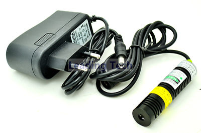 532nm 50mw Grünes Laserdiodenmodul 5v 18x75mm Mit Netzteil Und